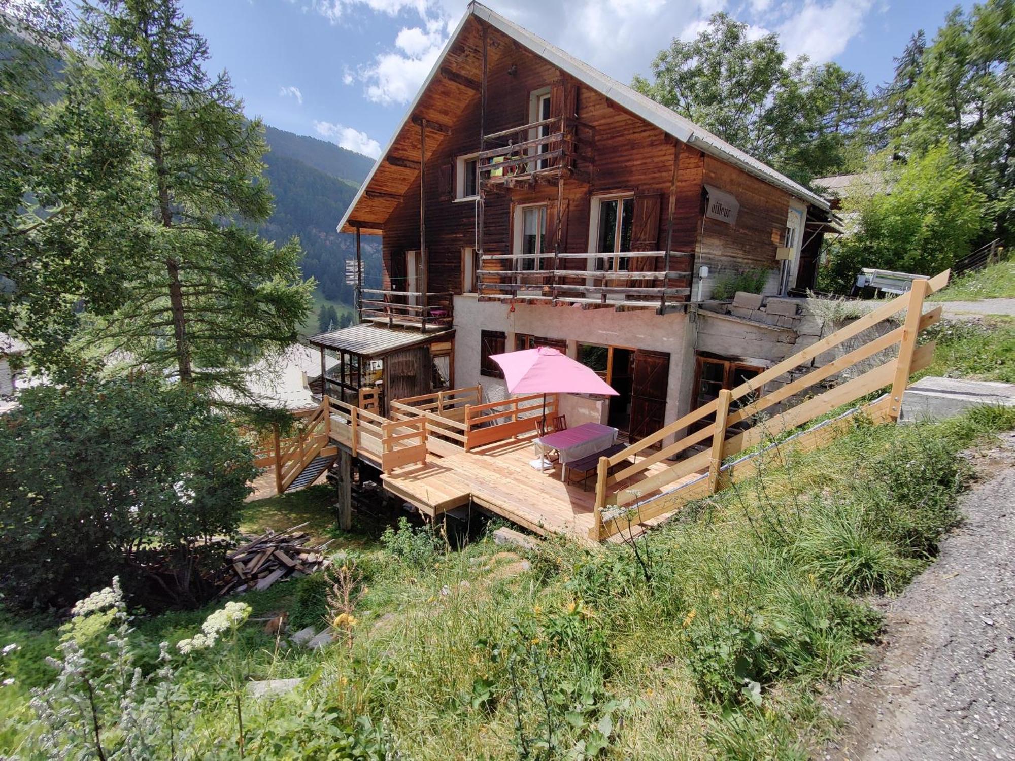 Chalet Ailleurs Appartement A Molines En Queyras Dış mekan fotoğraf